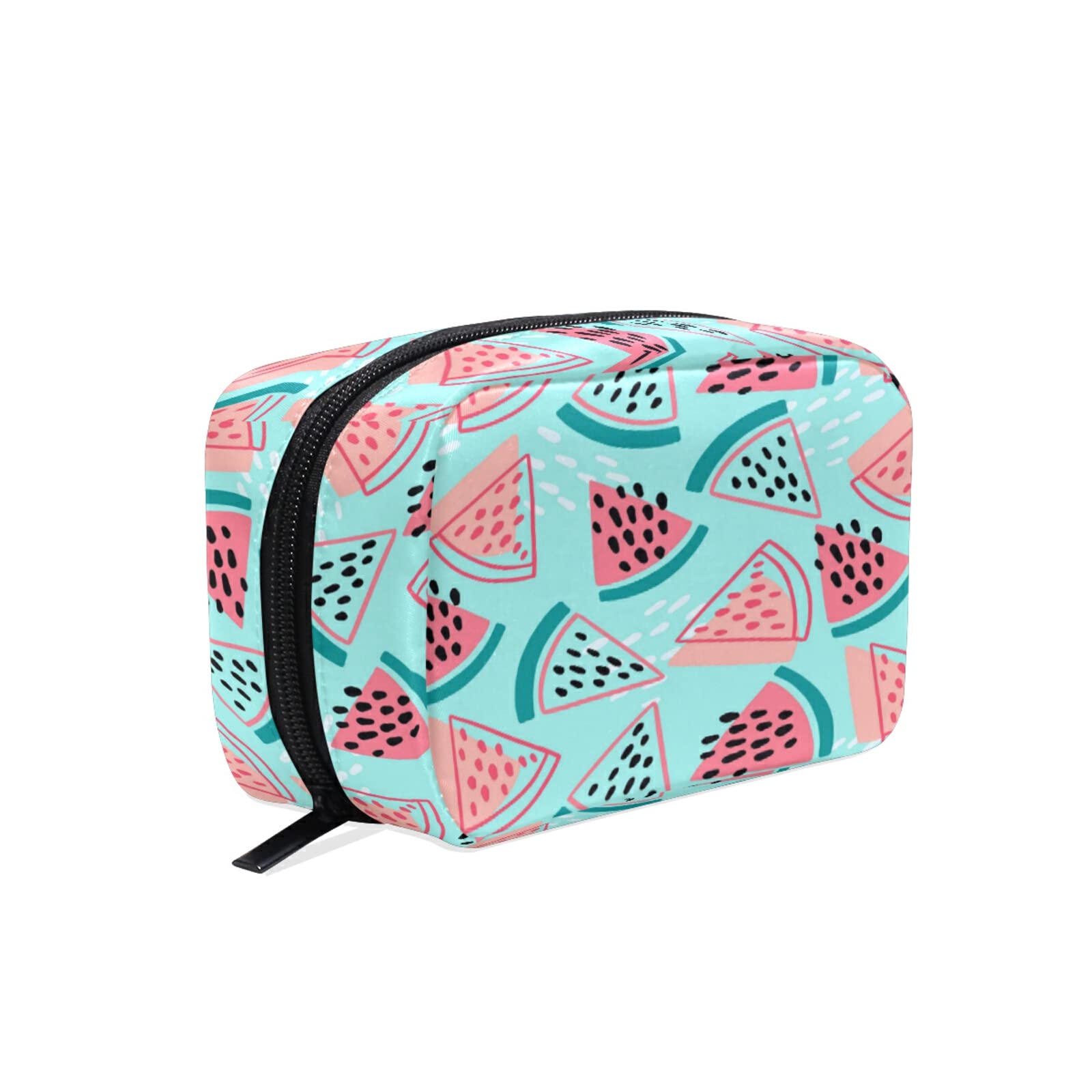 Colorful Watermelon Makeup Bag for Women - Travel Toiletry Organizer - Perfect for Summer & Gifts