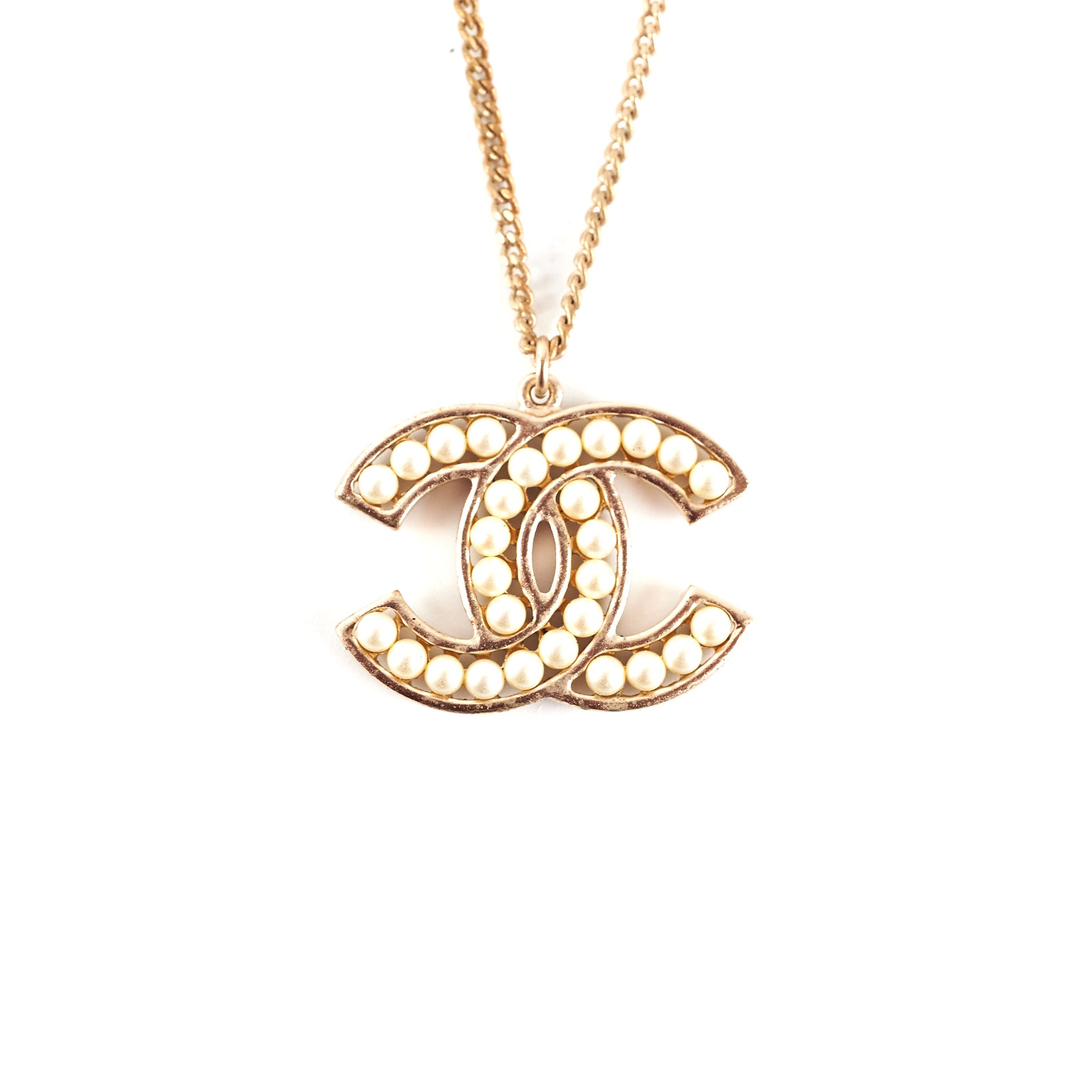 Chanel CC Pearl Necklace - Fashion Costume Jewelry for Women - Elegant Gift for Birthday, Anniversary & Special Occasions