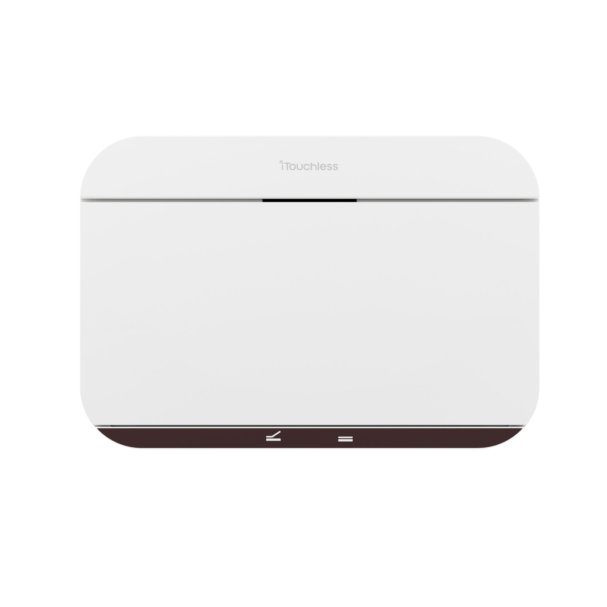 SP13WW Sensor Trash Can Lid Replacement - Automatic Motion Sensing Dustbin Cover for Kitchen, Bathroom, Office (Black)