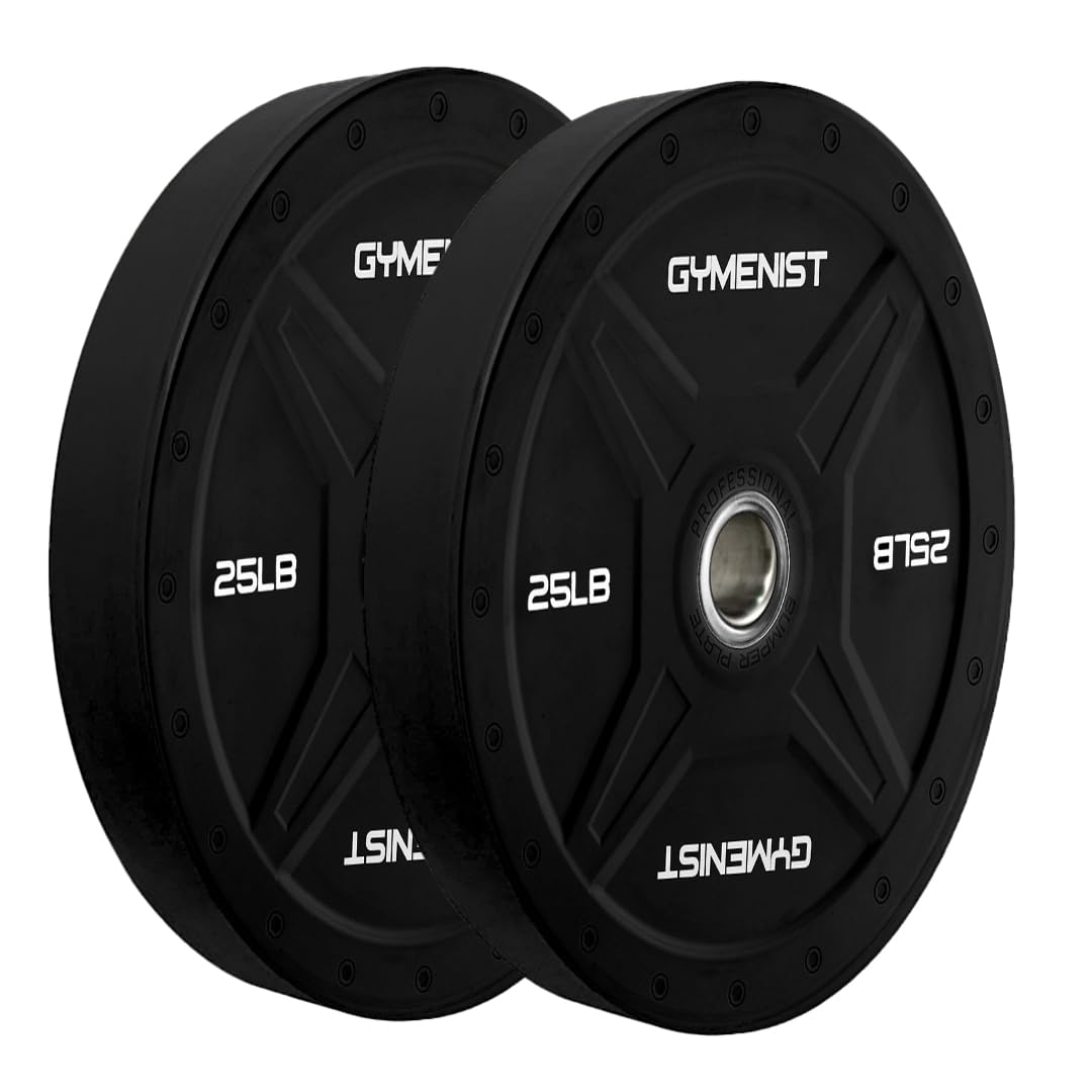 Premium GYMENIST Bumper Plates for 2