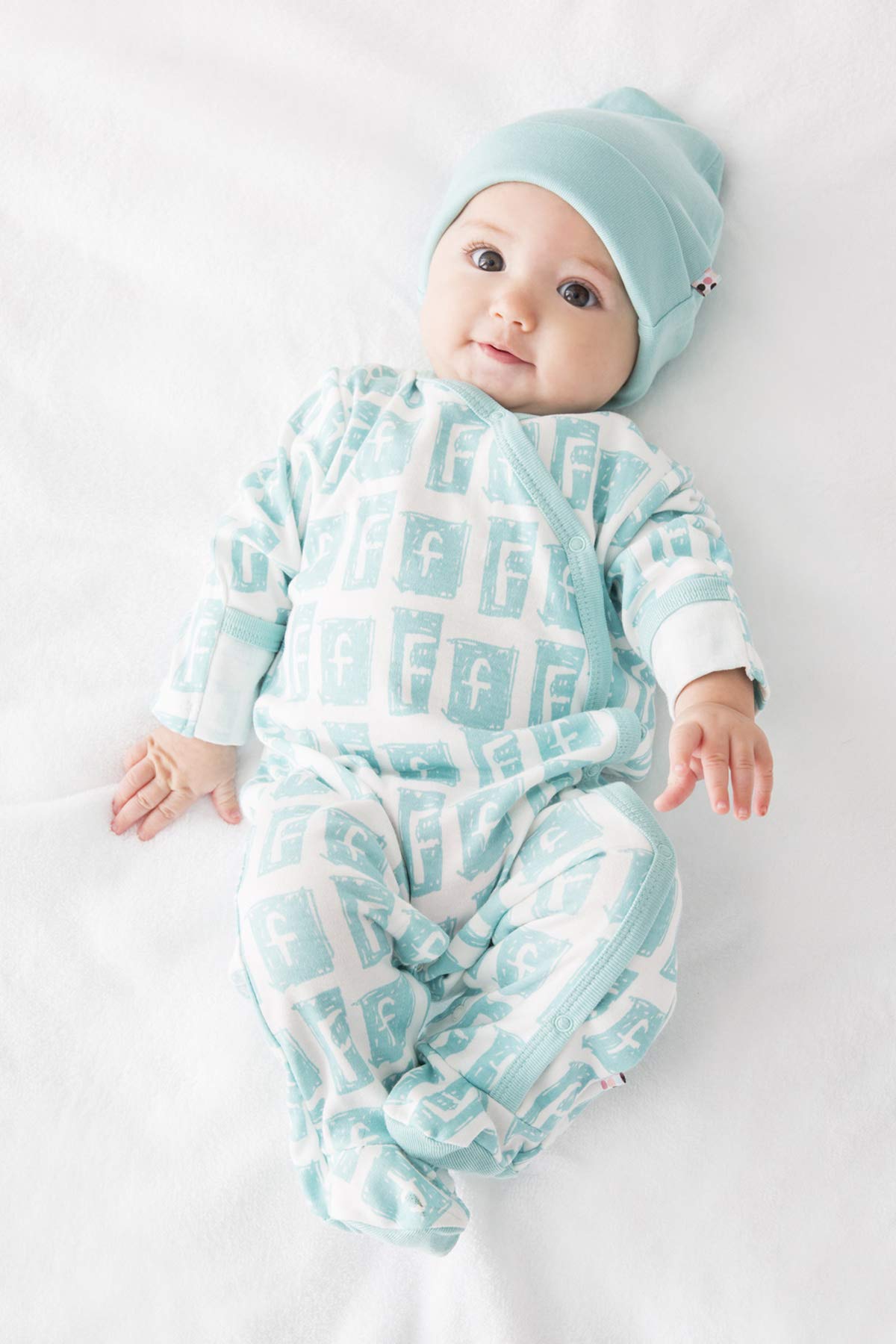 Babysoy Newborn Unisex Baby Beanie & Gripper Socks Set - Soft Cotton Knit Hat and Non-Slip Socks for Infants 0-12 Months | Perfect for Photoshoots, Gifts, and Everyday Wear