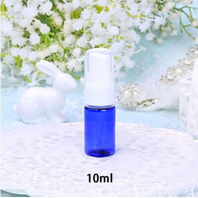 Erioctry 10ml Portable Refillable Pump Bottles (Pack of 6) - Empty Travel Containers for Cream, Shampoo, Lotion & Cosmetics | Leak-Proof Toiletry Bottles for Makeup, Skincare & Haircare On-The-Go