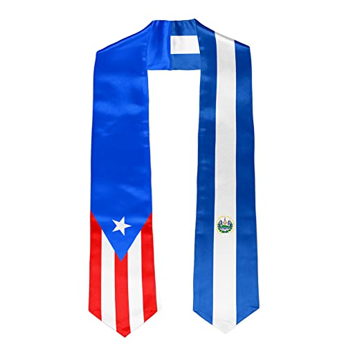 Puerto Rico El Salvador Flag