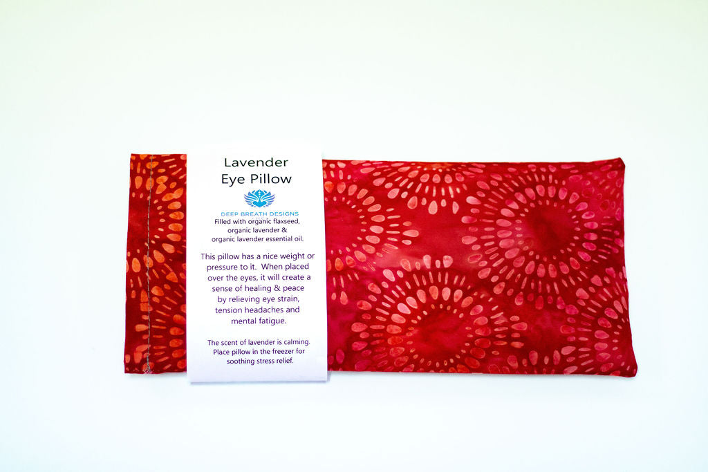 Lavender Eye Pillow for Sleep & Relaxation - Soothing Aromatherapy Eye Mask for Stress Relief, Meditation, Travel & Spa Use