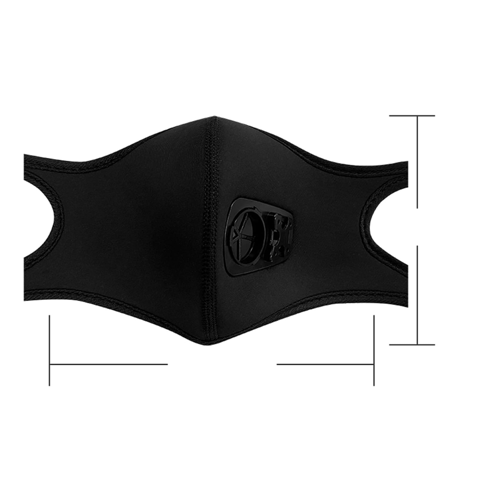 Rechargeable Cooling Face Mask with Fan for Cycling, Running & Outdoor Sports - Breathable & Sweatproof for Hot Weather Workouts
