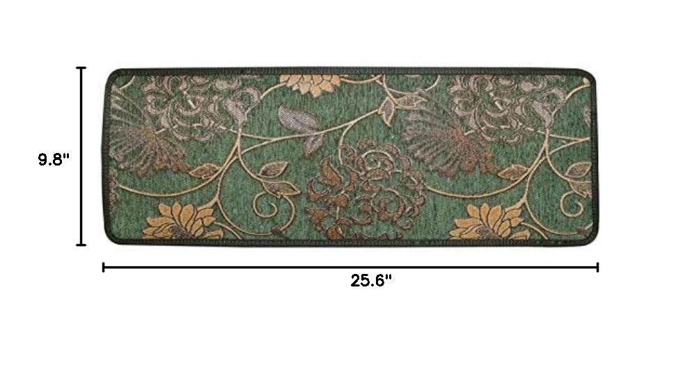 Premium Non-Slip Stair Tread Rugs - Classic European Design Carpet for Stairs - 25.6