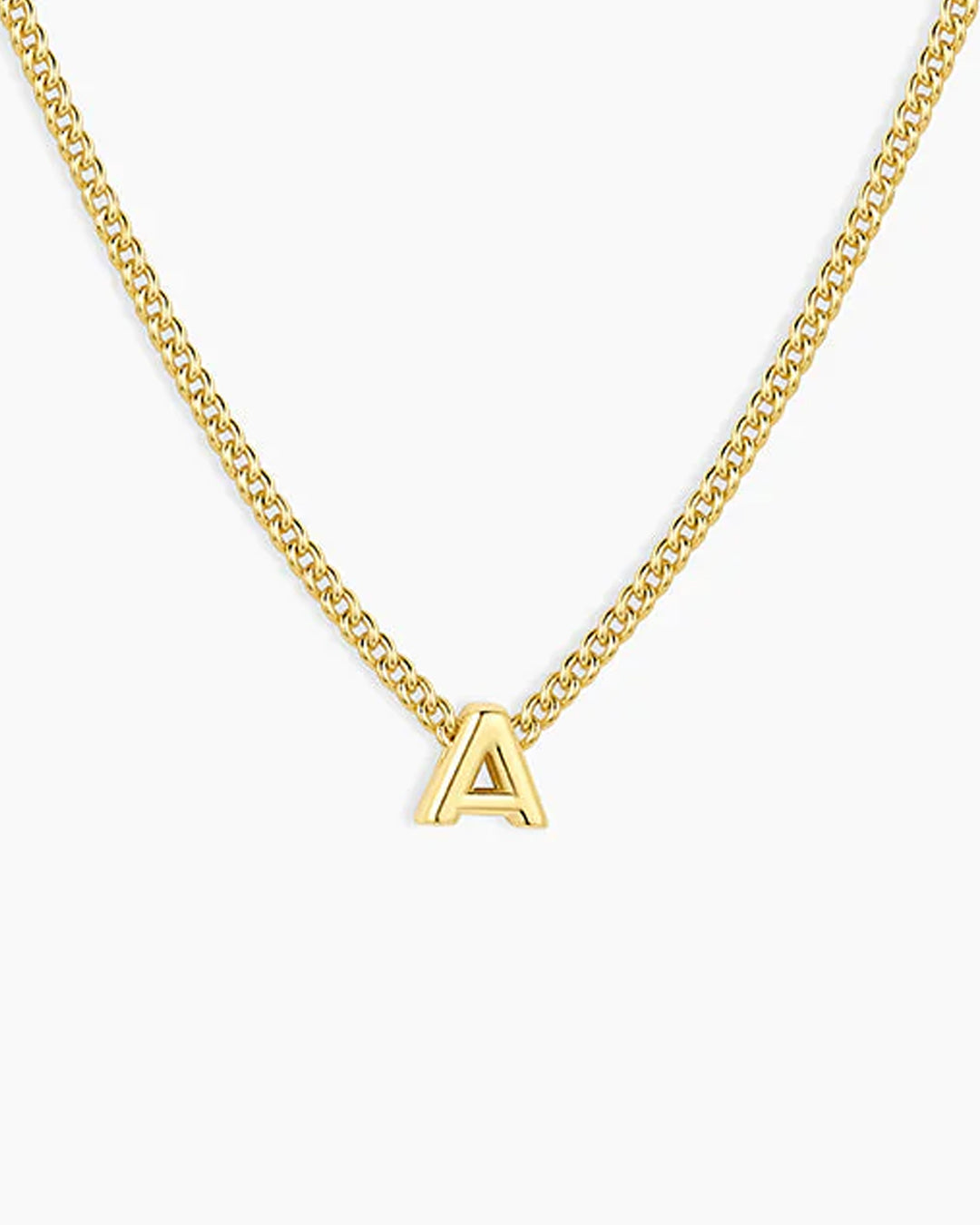 Wilder Mini Alphabet Necklace - Personalized Initial Pendant Jewelry for Women | Perfect Gift for Birthday, Anniversary & Everyday Wear