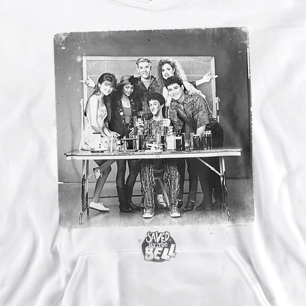 Saved By The Bell Class Photo Unisex Youth Pullover Hoodie - Vintage 90s TV Show Merchandise for Boys & Girls - Perfect for School, Casual Wear & Fan Gifts