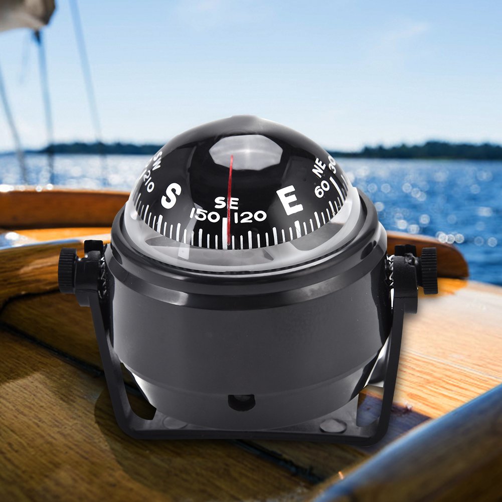 **Boat Compass - High Precision LED Military Digital Magnetic Compass for Marine, Boating & Car Navigation - Perfect for Outdoor Adventures, Hiking & Emergency Survival Kits**