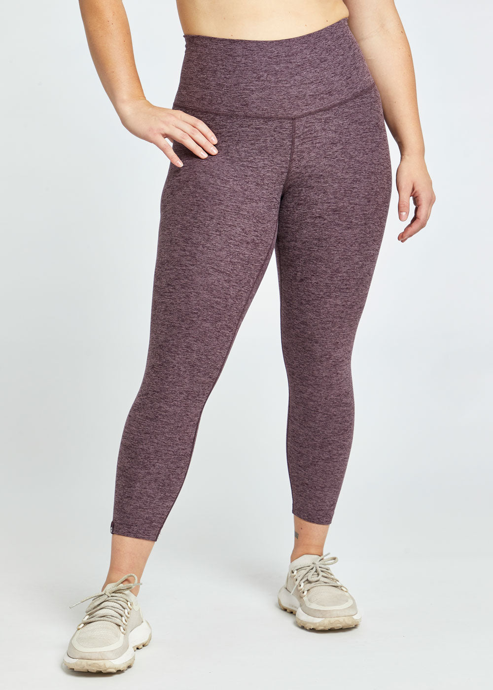 Lux Life High Waist 3/4 Yoga Tights for Women - Comfortable Workout Leggings for Running, Gym & Lounge Wear