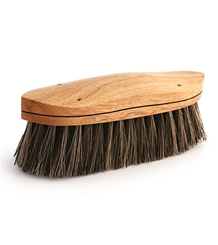 8.25 Inch Equestria Legends Grey Union Charger Brush for Horses - Perfect for Grooming, Show Prep & Daily Care