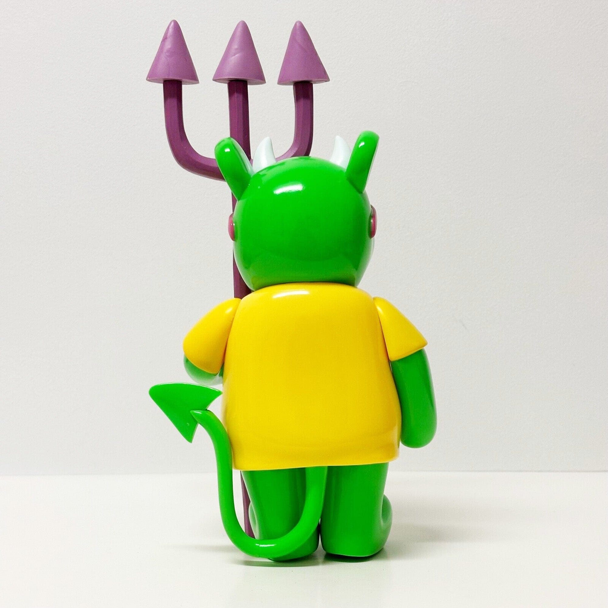 Rocco3 Devil Bear Monster Green Vinyl Art Toy by Marc McKee x Black Book Toy - Limited Edition Collectible for Home Decor & Pop Culture Enthusiasts