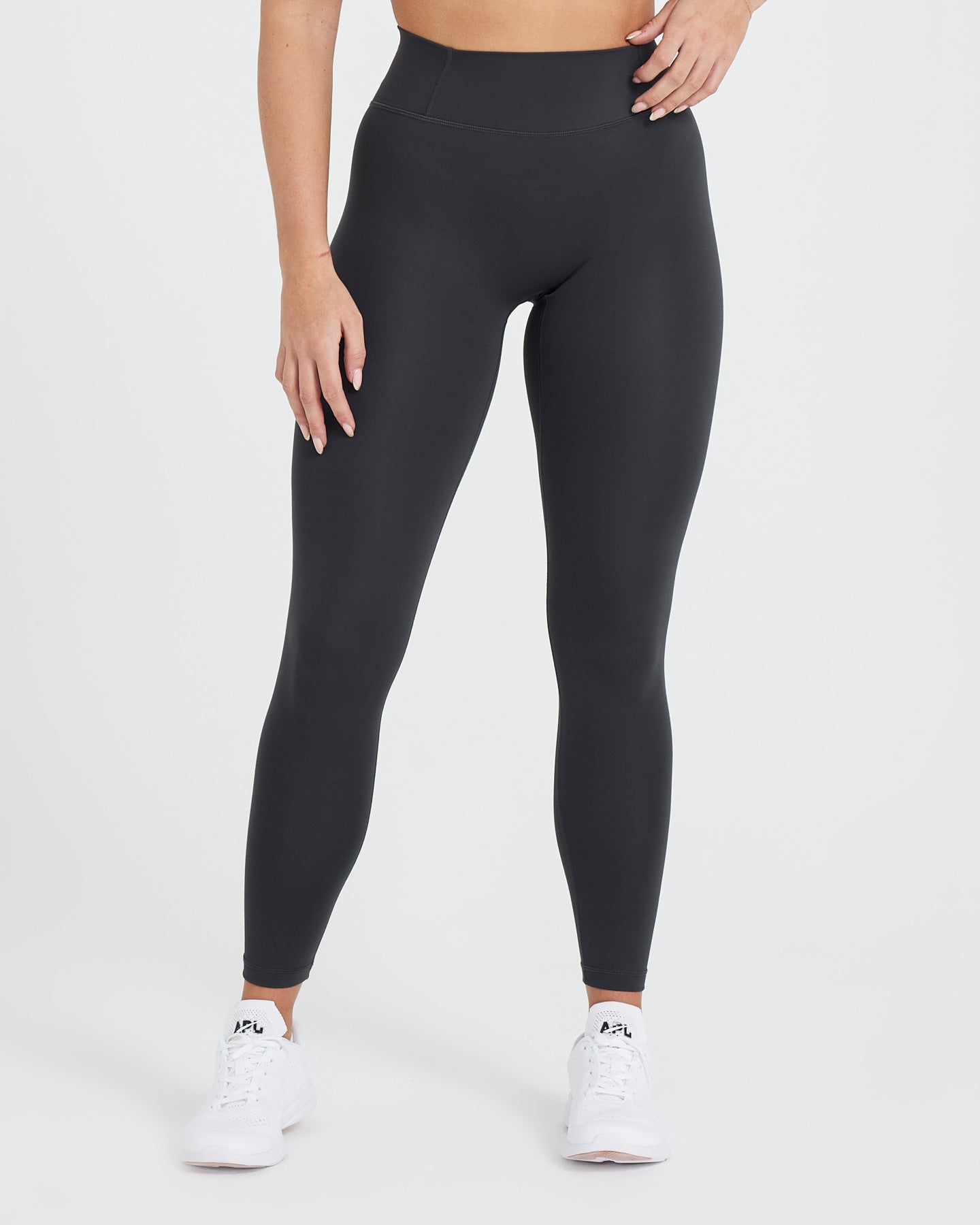Timeless High-Waisted Leggings for Women - Soft & Stretchy Yoga Pants - Perfect for Workouts, Running, Lounge & Everyday Wear | Coal Black