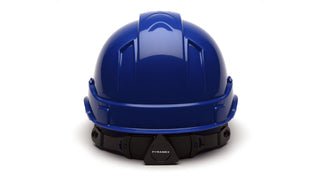Blue Ridgeline Cap Style Hard Hat - ANSI Certified Safety Helmet for Construction & Industrial Work - Durable & Comfortable Head Protection for Outdoor Jobs