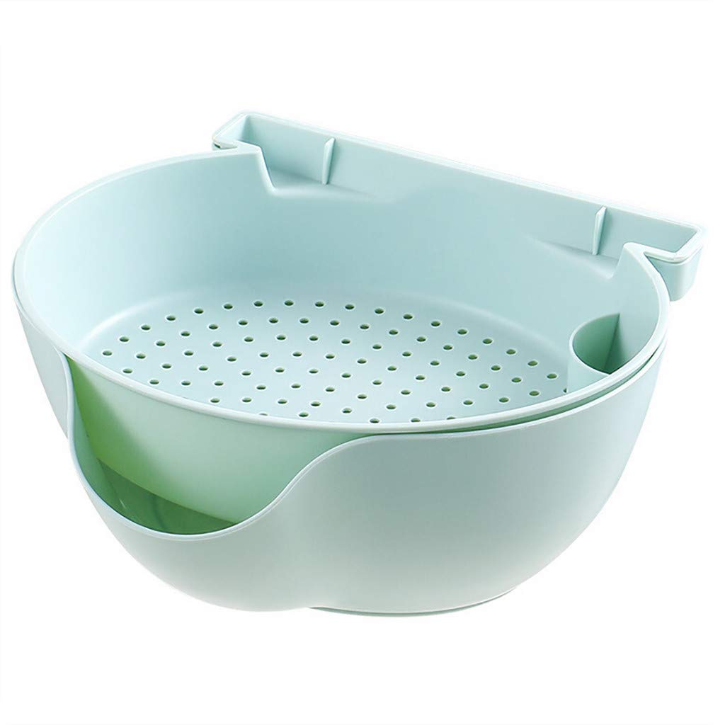 Large Dish Drainer Drawer - Multi-Purpose Kitchen Organizer for Fruits, Snacks, Phones & Trash - Space-Saving Sink Drying Rack (Green, One Size) | Perfect for Small Kitchens, Dorm Rooms & RV Living