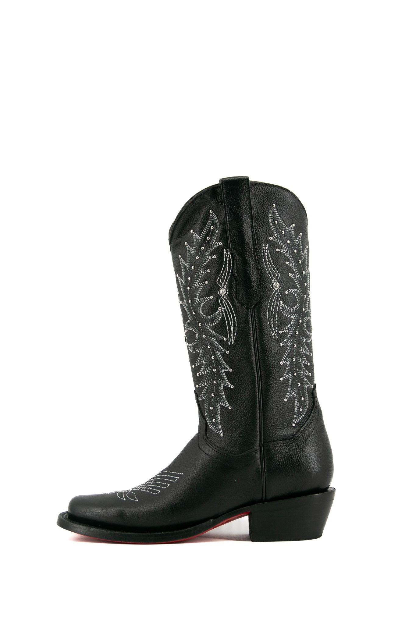 Paulina Frontier Red Bottom Cowgirl Boots for Women - Western Style Ankle Boots with Comfortable Fit - Perfect for Rodeo, Country Dancing & Outdoor Adventures