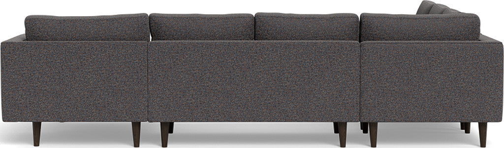 Ladybird 133 Corner Sectional Sofa with Right Chaise Lounge - Modern L-Shaped Couch for Living Room, Family Room & Home Theater