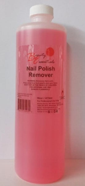 BE Nail Polish Remover 16oz - Fast Acting Acetone-Free Formula for Gentle & Effective Nail Care - Perfect for Home, Salon & Travel Use
