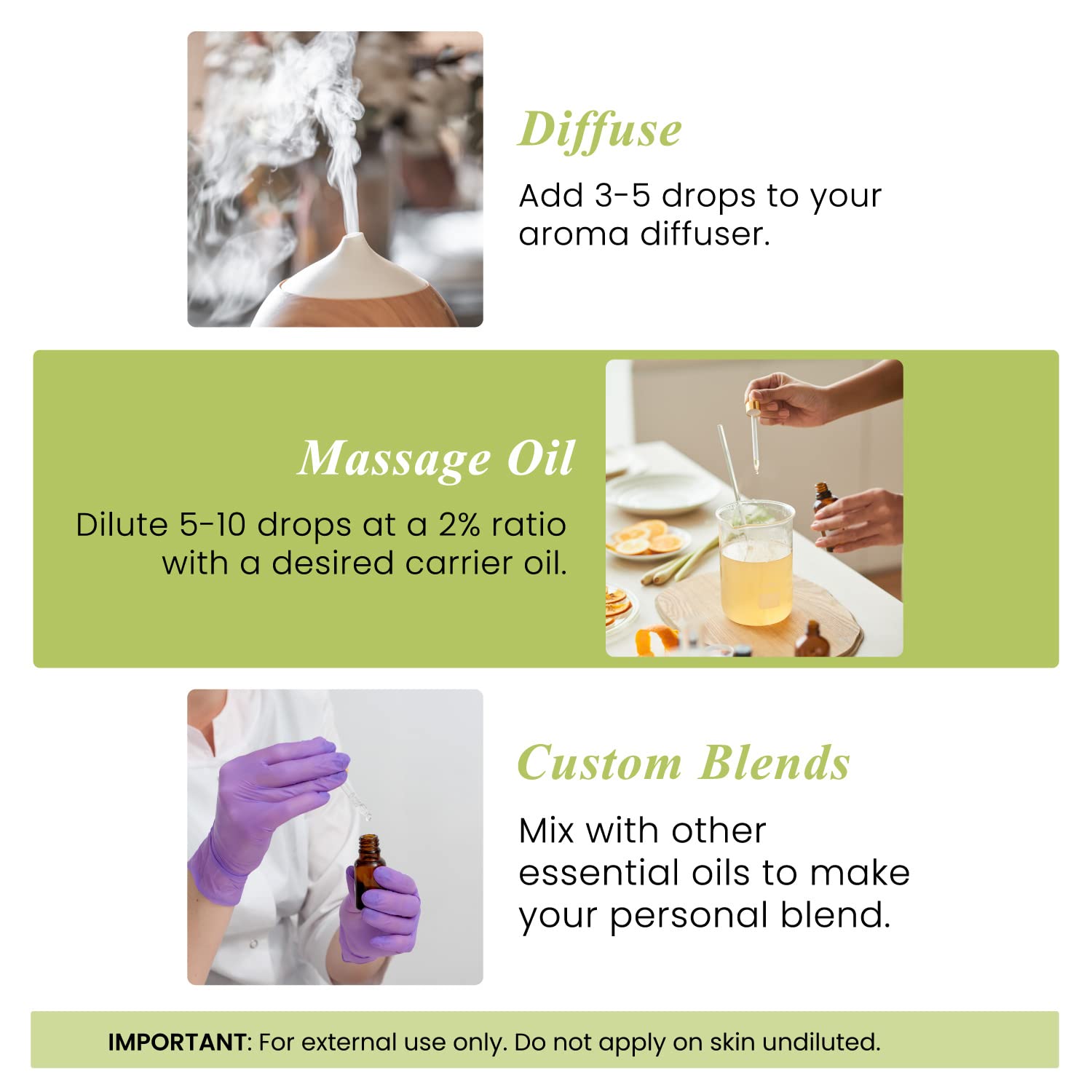 **Organic Lemongrass Essential Oil - 100% Pure & Natural - 0.33 Fl Oz - Premium Grade for Diffusers, Aromatherapy & Massage - Relaxation, Stress Relief & Mood Boosting**