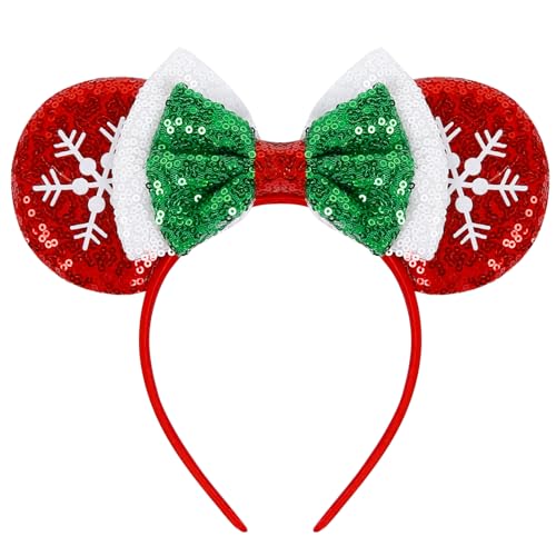 Green Sequin Bow