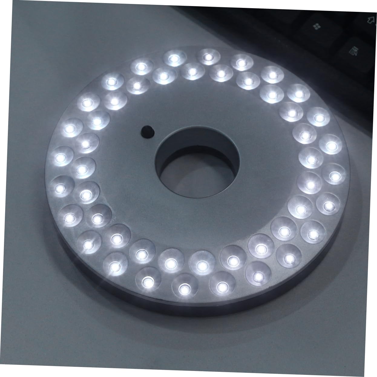 48 LED Camping Tent Light - Waterproof Outdoor Umbrella Pole Light with Hanging Hook, Portable Round Disc Lantern for Camping, Patio, Garden, Backyard & Picnic - Perfect for Nighttime Illumination and Outdoor Activities