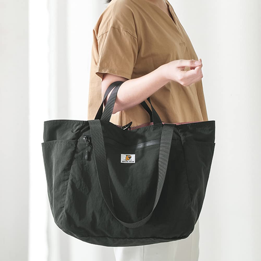 VanFn Foldable Travel Totes Duffel Bag - Lightweight Gym & Weekend Carry-On Luggage for Men & Women - Perfect for Workouts, Travel, and Overnight Trips