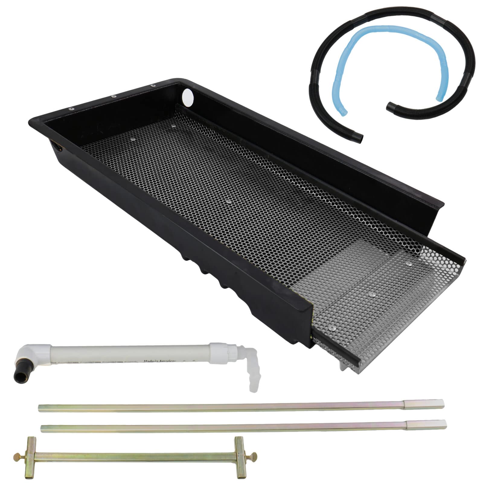 Gold Cube 3 Stack Deluxe Complete Kit with Nugget Zone Banker - Stainless Steel Gold Panning Equipment for Prospecting, Mining & Outdoor Adventures