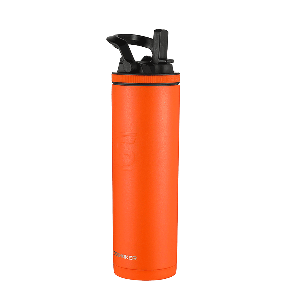 20oz Insulated Sports Water Bottle - Leak Proof, BPA Free, Orange - Perfect for Gym, Hiking & Outdoor Activities