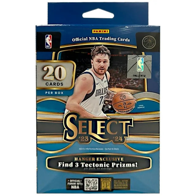 2023-2024 Panini Select Basketball Hanger Box - NBA Trading Cards Collection for Collectors & Fans - Perfect for Gifts, Investments, and Game Day Excitement