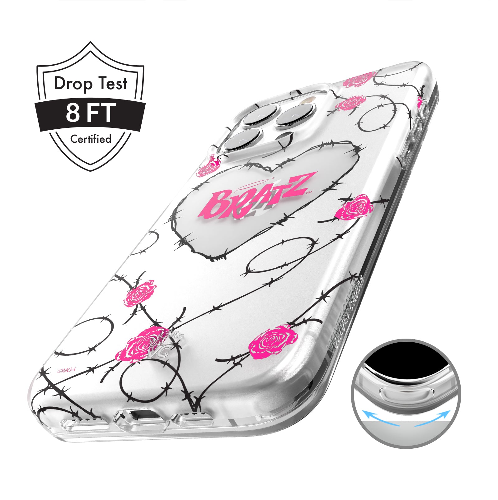 Bratz Barbwire Babe iPhone Case - Stylish Protective Phone Cover for Bratz Fans - Perfect for School, Work, and Everyday Use