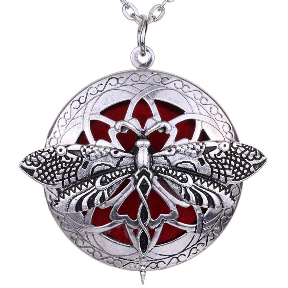 Soul Statement Diffuser Necklace for Women - Aromatherapy Essential Oil Locket Pendant Jewelry - Perfect for Yoga, Meditation, Stress Relief & Daily Wear