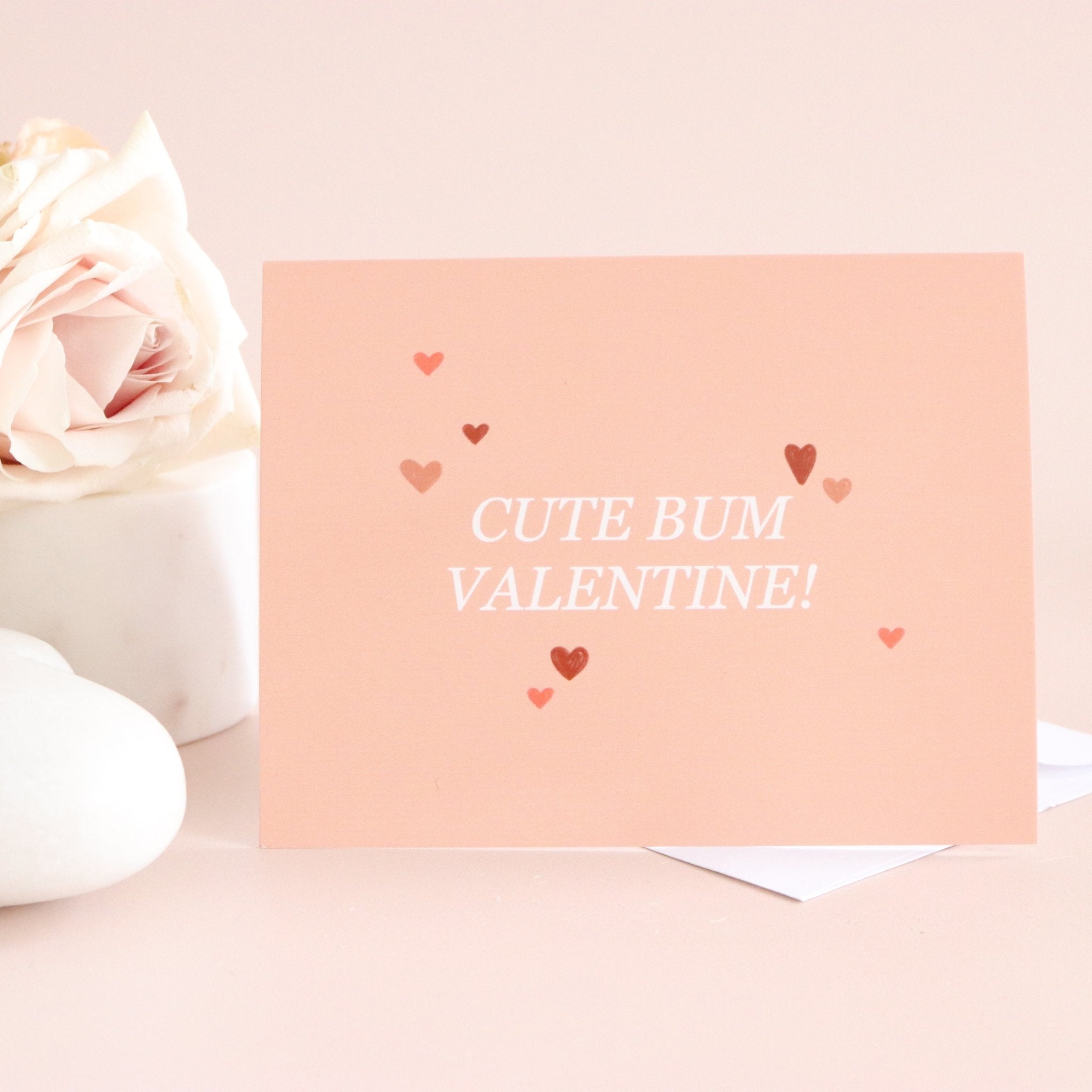 Funny Cute Bum Greeting Card - Birthday Card, Thank You Card, Friendship Card - Perfect for Birthdays, Anniversaries & Special Occasions
