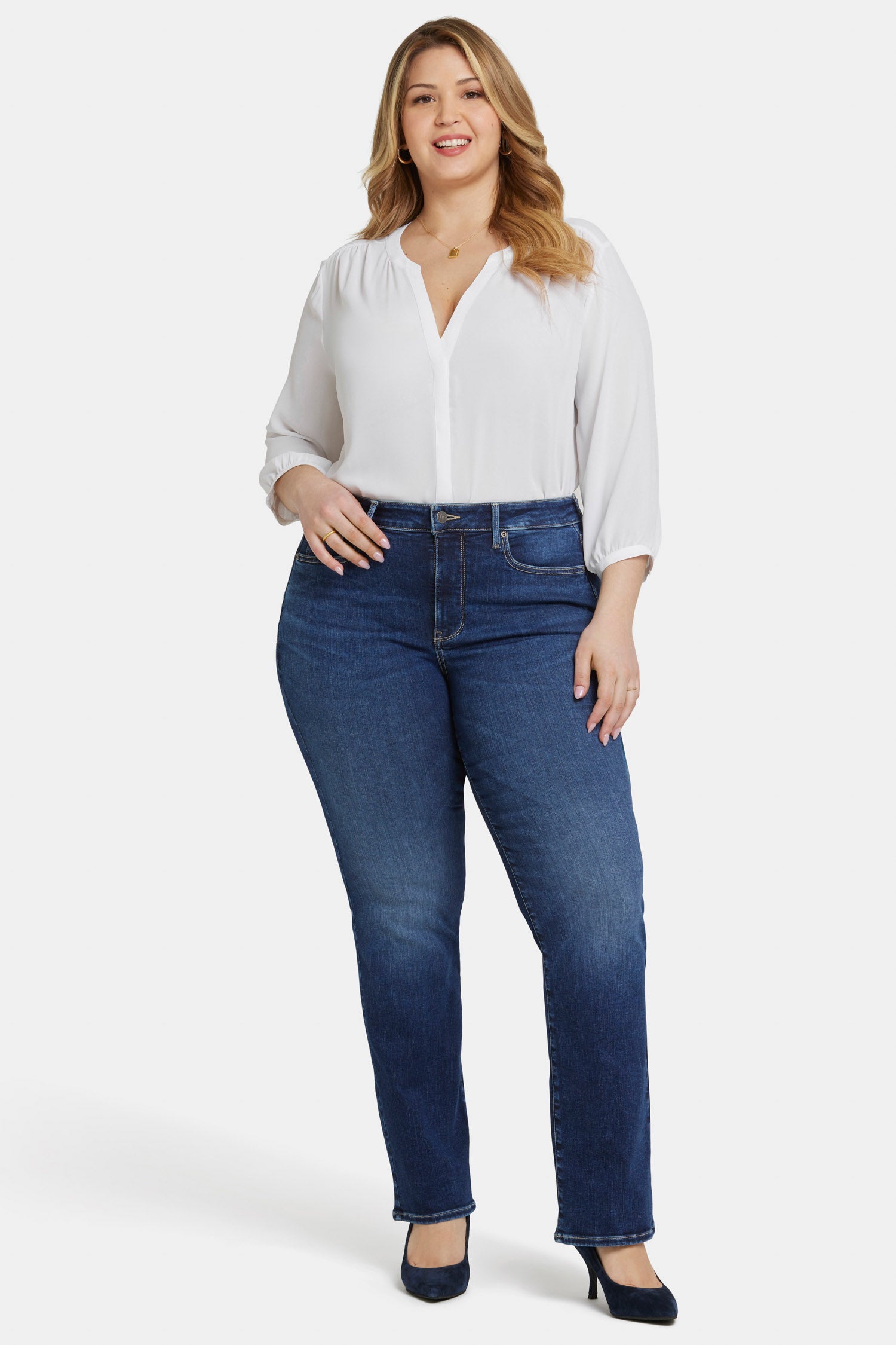 Barbara Bootcut Jeans for Women - Plus Size Stretch Denim Pants with Comfort Fit | Casual Wear, Work Pants & Everyday Outfits