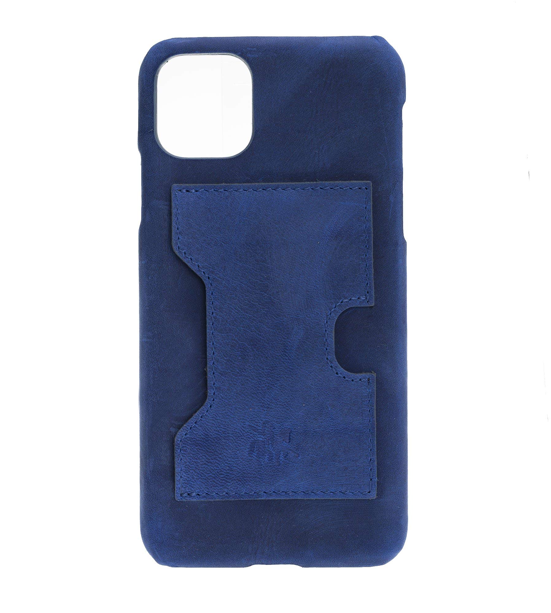 Venito Florence Genuine Leather Wallet Phone Case for iPhone 12 Pro Max (6.7 inch) - RFID Blocking Protection - Detachable Magnetic Wallet - Perfect for Travel, Work & Everyday Use (Antique Dark Blue)