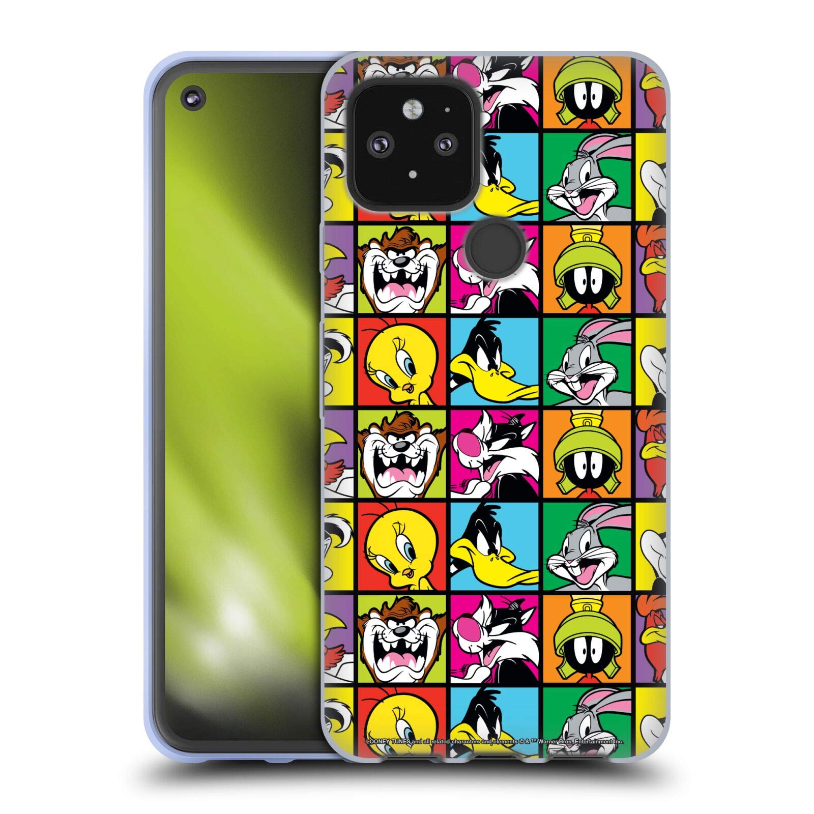 Looney Tunes Soft Gel Case for Google Pixel 5 - Officially Licensed Cartoon Phone Cover for Daily Use