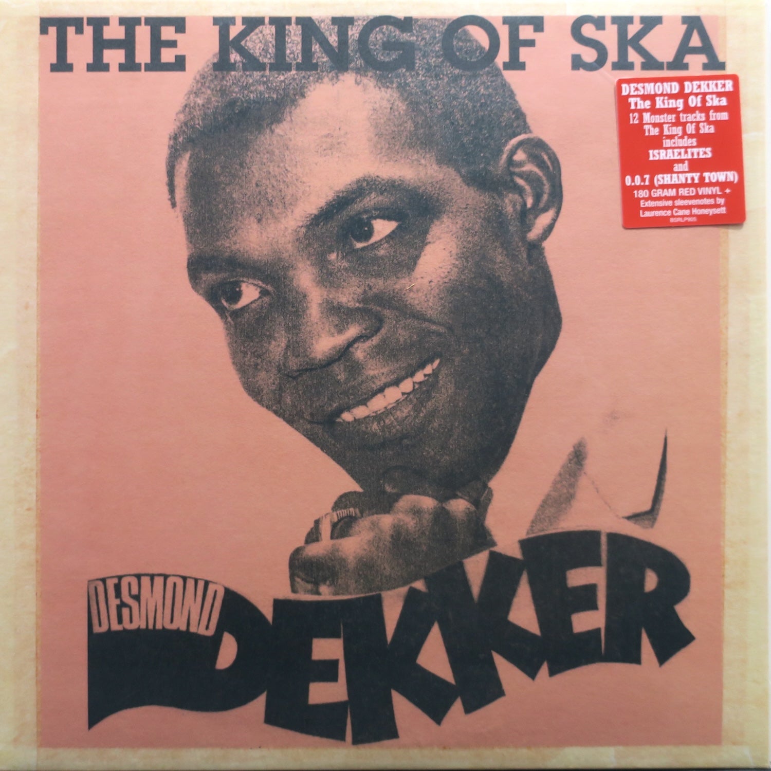 DESMOND DEKKER 'King Of Ska' 180g RED Vinyl LP Record - Limited Edition Ska Music for Collectors & Vinyl Enthusiasts - Perfect for Home Listening & Music Collections
