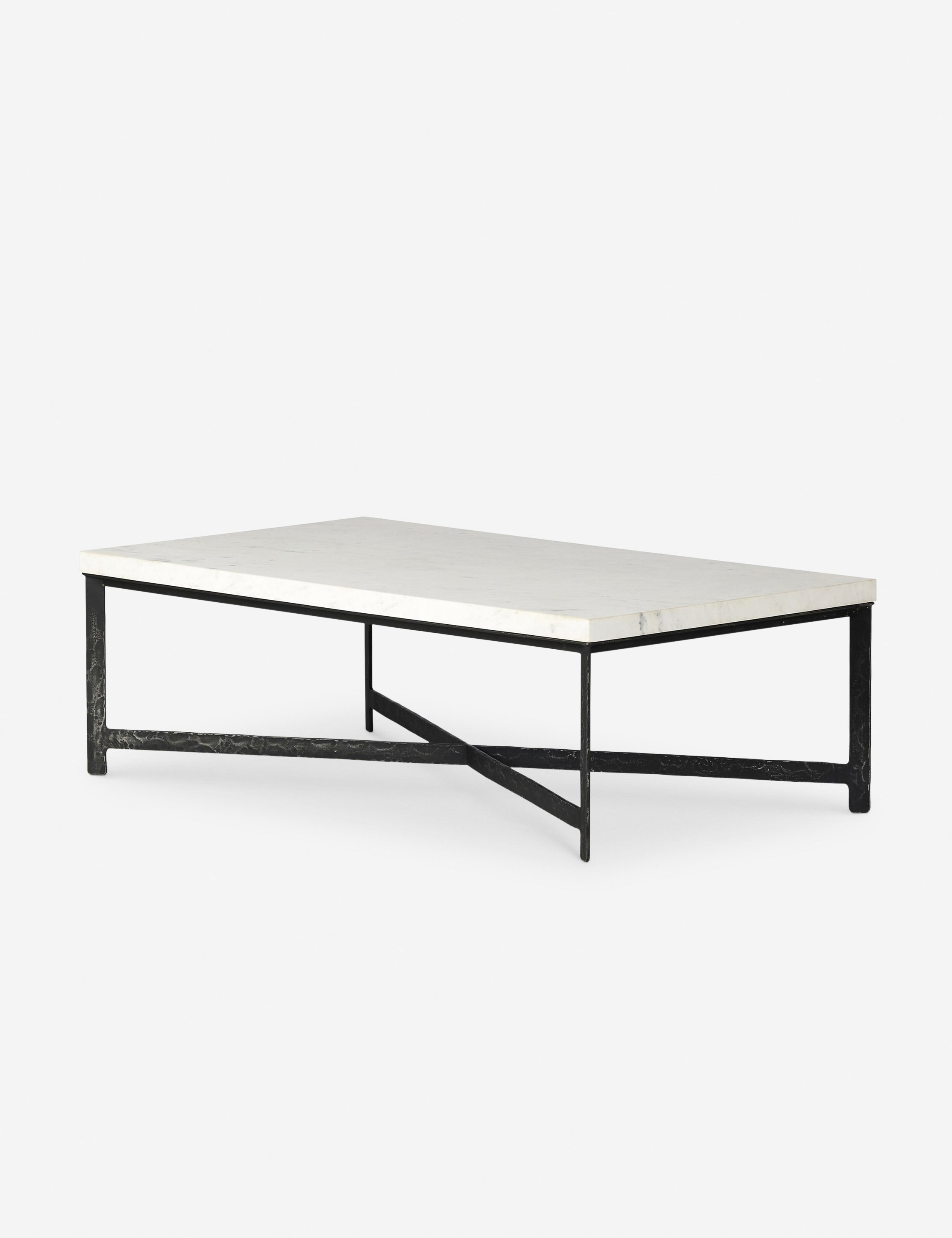 Modern Breslin Coffee Table - Mid-Century Style Wooden Living Room Table with Storage Shelf - Perfect for Small Spaces, Apartments & Home Decor