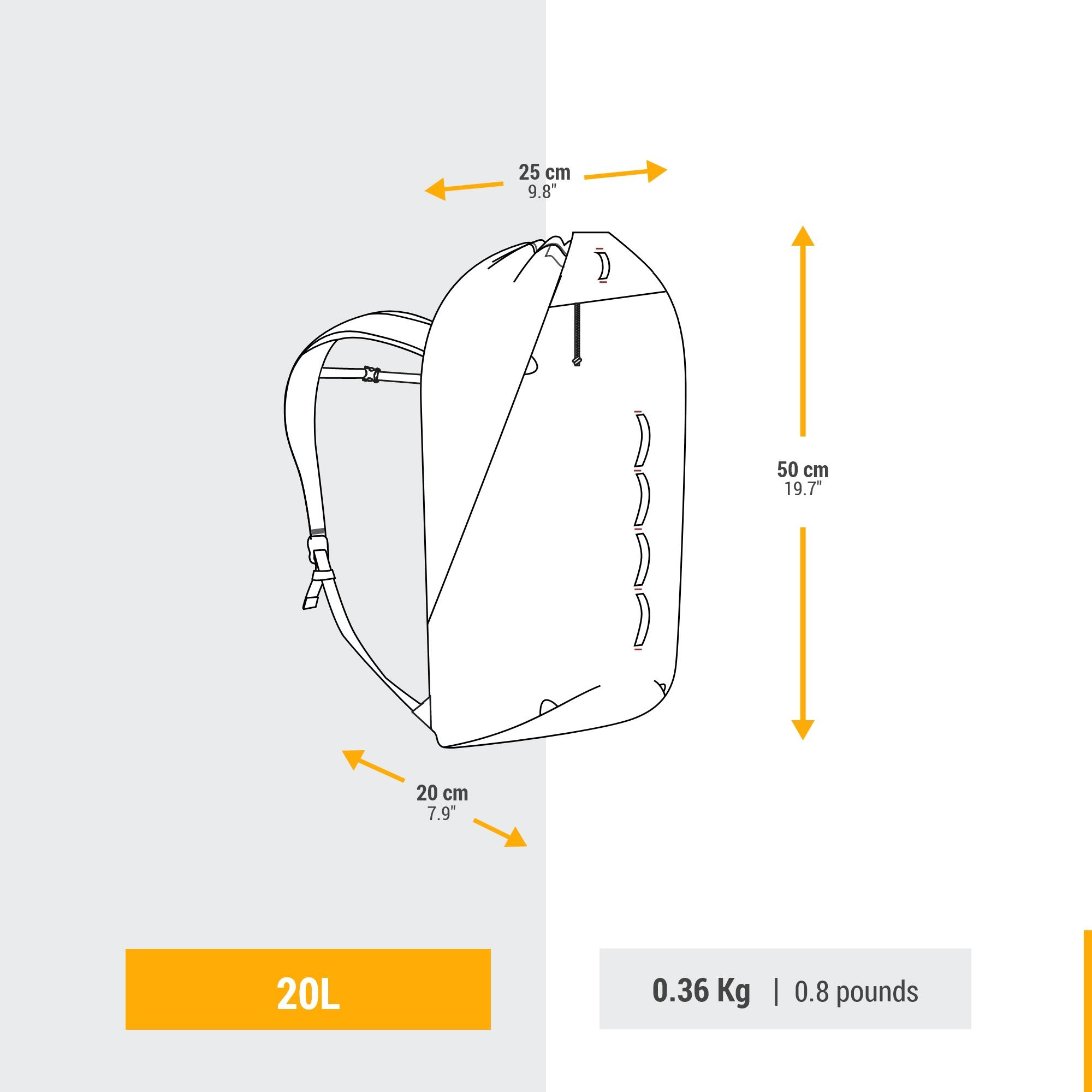Simond Rock 20L Lightweight Climbing Backpack for Men & Women - Durable Hiking Daypack for Outdoor Adventures, Rock Climbing & Camping Gear