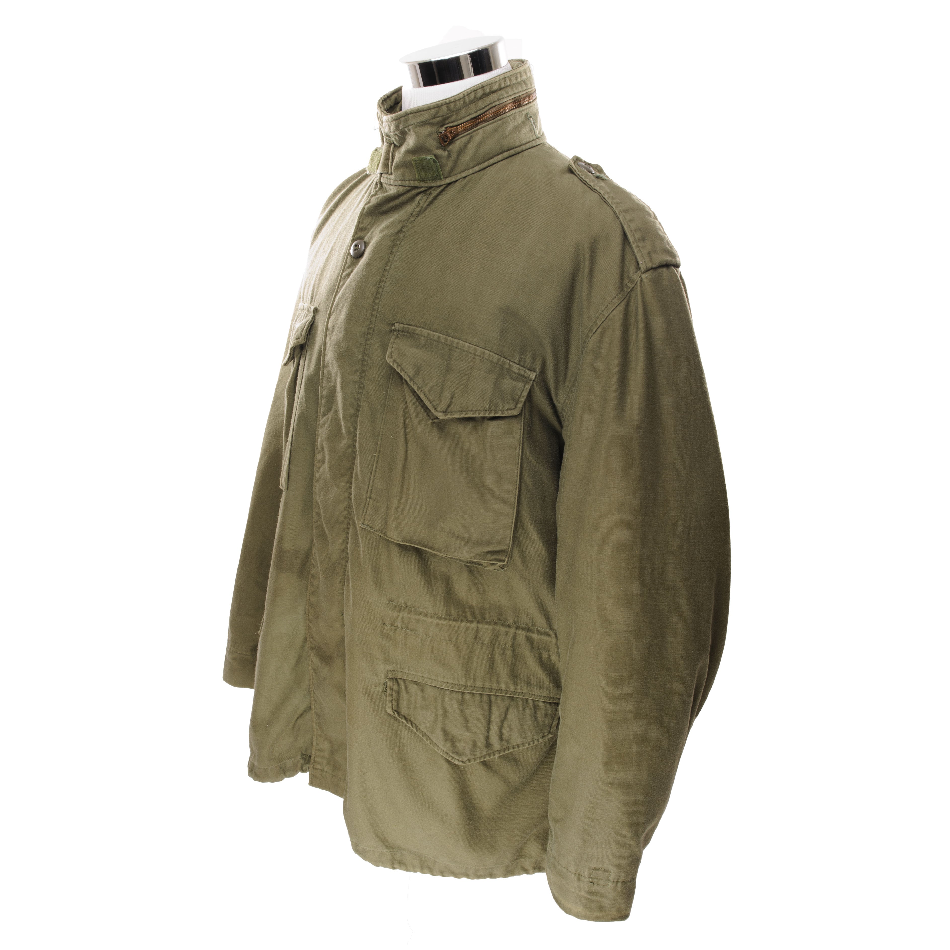 Vintage US Army M65 Alpha Industries Field Jacket - Vietnam War Era 1975 - Size XL Regular - Military Surplus Outerwear for Outdoor & Tactical Use