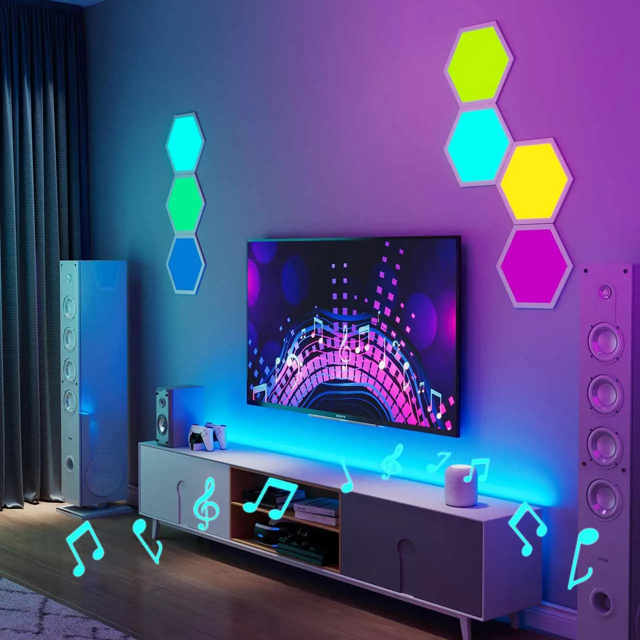 Lucet Art Lighting - 9.5x8 Inch Modern Wall Light for Home Decor | Perfect for Living Room, Bedroom & Office Lighting
