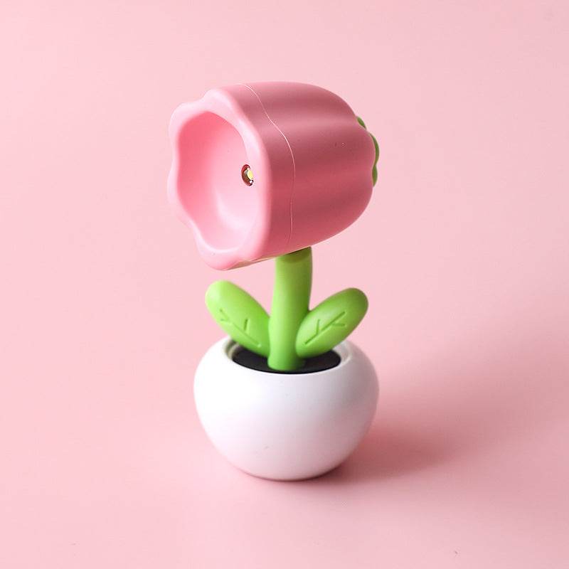 360 Degree Rotating Floral Table Lamp - Elegant Home Decor for Bedroom, Living Room, Office & Wedding Decorations