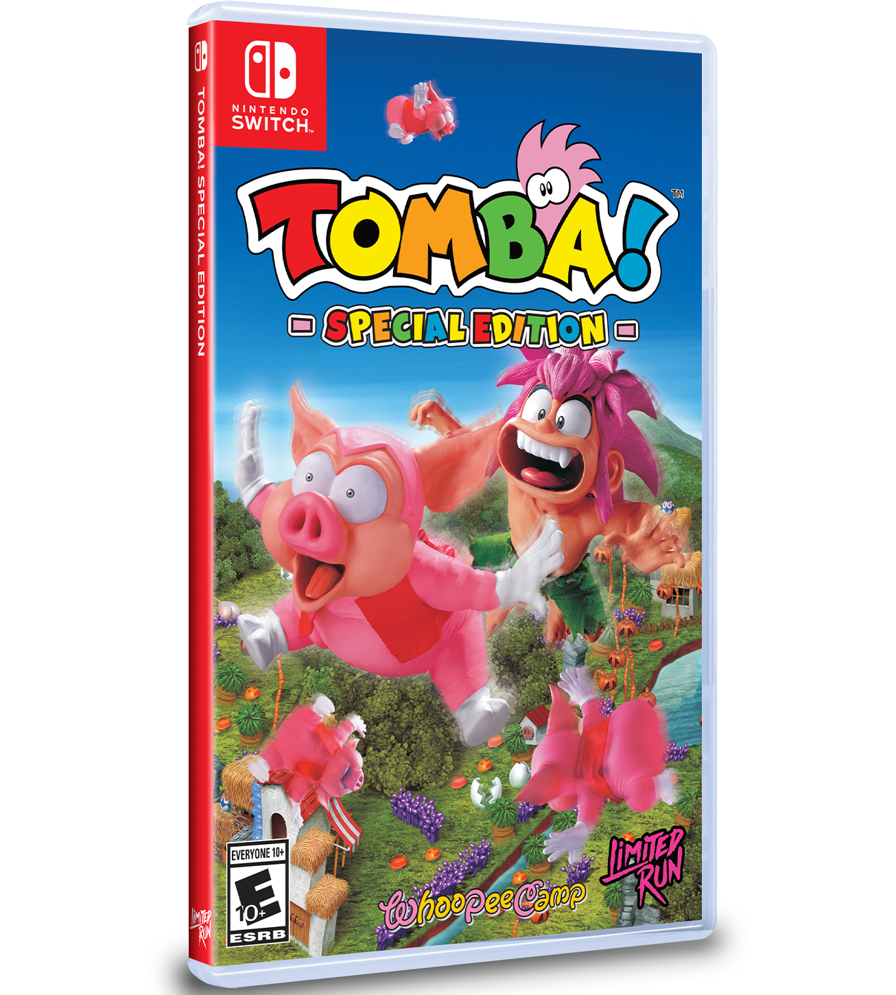Tomba! Special Edition Convention Exclusive Standard Edition - Nintendo Switch & PS5 Game - Limited Collector's Edition for Retro Gaming Enthusiasts - Perfect for Gaming Conventions and Collector's Displays