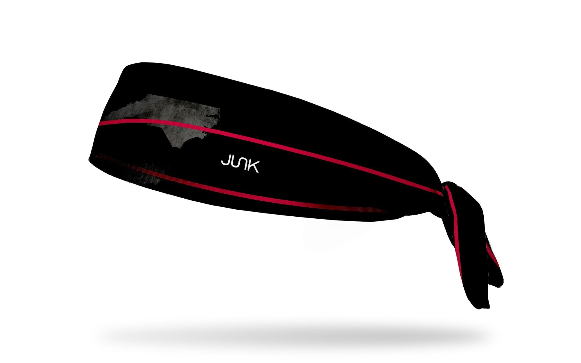 North Carolina Thin Red Line Flexible Headband - Adjustable & Comfortable Tie Headwear for Women & Men - Perfect for Workouts, Sports, and Outdoor Activities