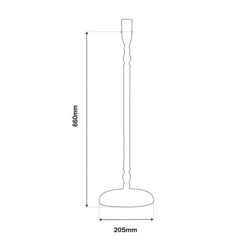 Lyon Oval Tall Lamp with Shade in Nickel Finish - Modern Floor Lamp for Living Room, Bedroom, or Office Lighting