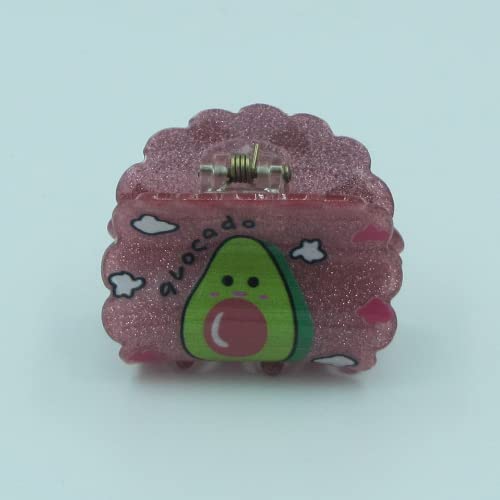 Fashionable Plastic Hair Clips for Women & Girls - Cute Fruit Design Hair Accessories for Ponytails, Buns & Everyday Styling