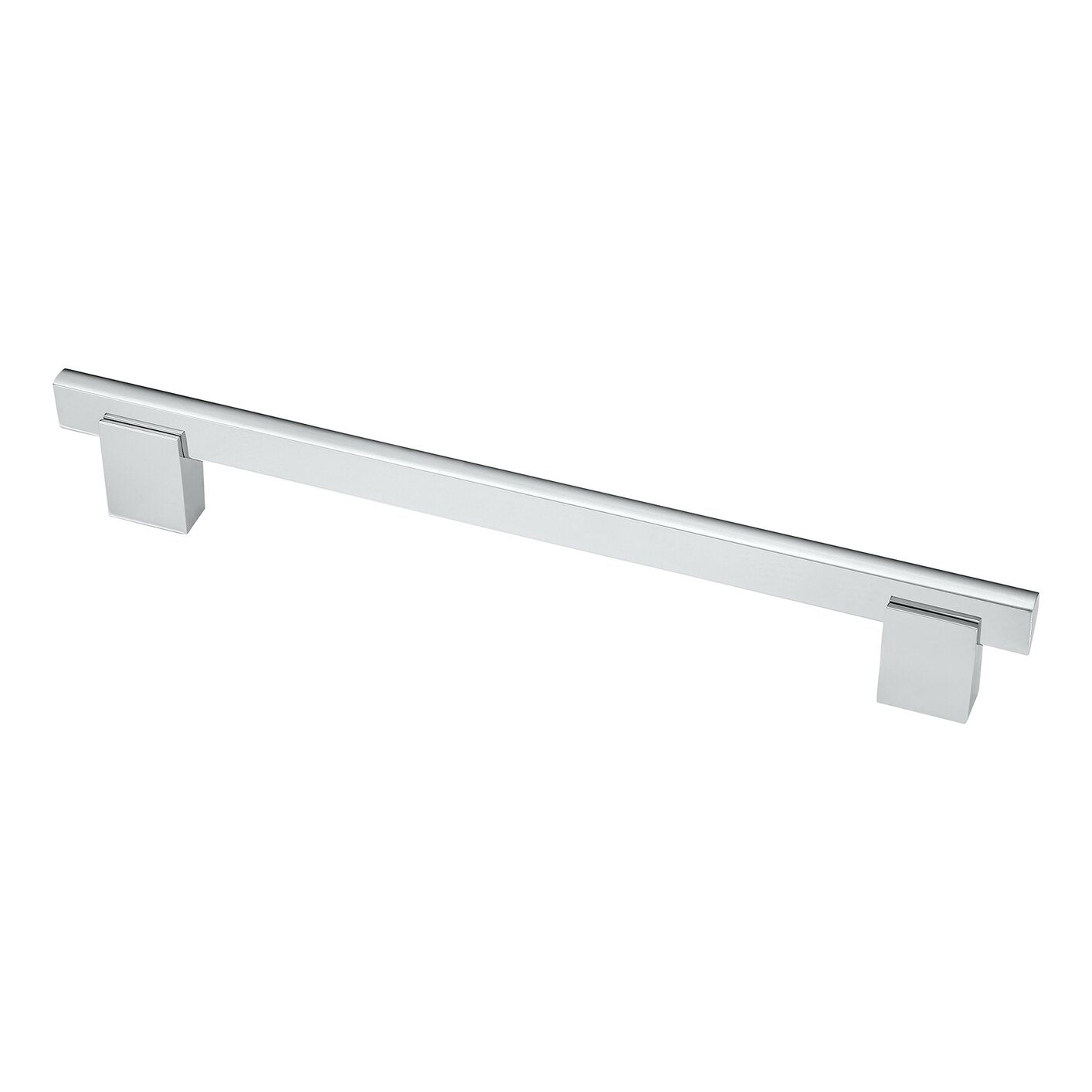 Stylish Crenshaw Contemporary Pull Handle in Polished Chrome - 6 Sizes Available for Cabinets & Drawers - Perfect for Modern Kitchen & Bathroom Renovations
