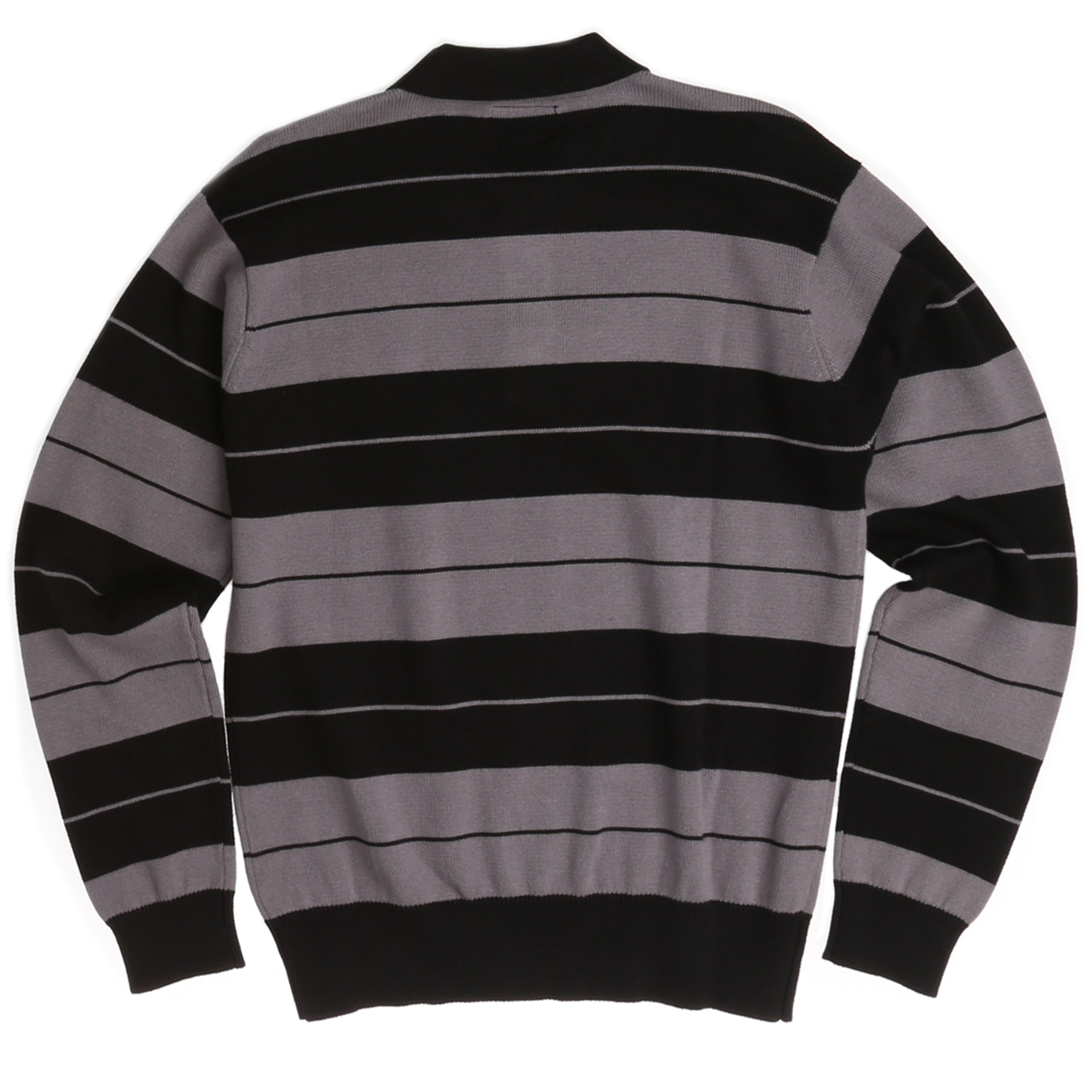 HUF Boyle Long Sleeve Rugby Polo Shirt for Men - Black | Casual & Athletic Wear for Street Style & Sports