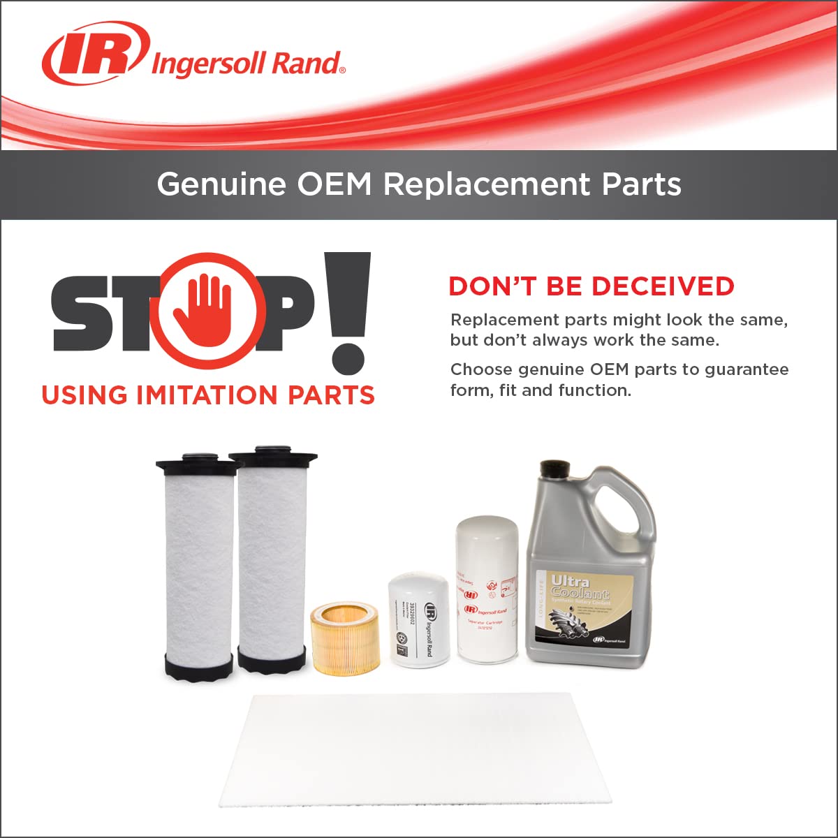 Ingersoll-Rand FA75IH Replacement In-Line Air Filter Element - Compatible with Air Compressors, Pneumatic Tools & Industrial Equipment