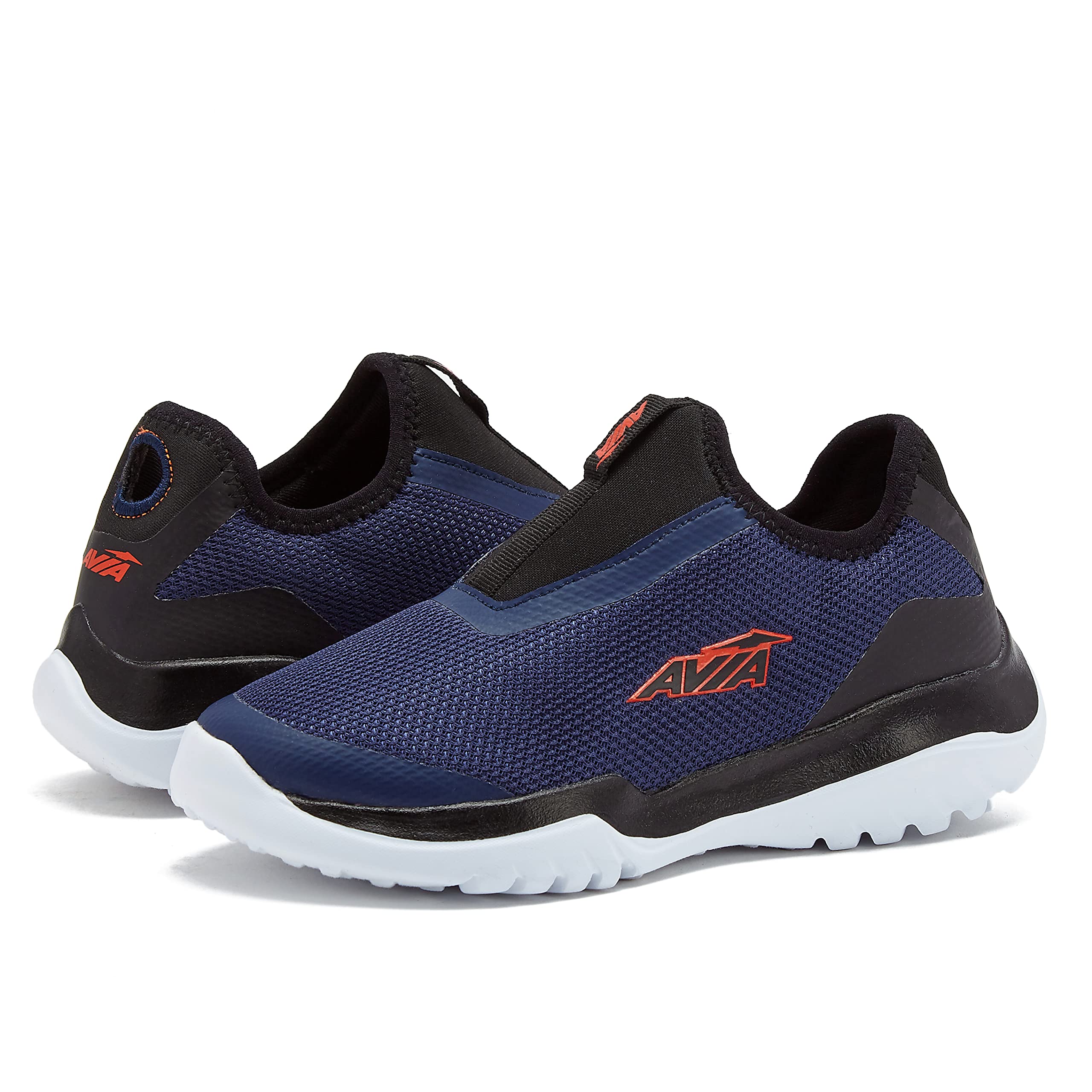 Avia Avi Breeze Slip-On Kids Sneakers - Lightweight No-Lace Athletic Shoes for Boys & Girls (Toddler to Big Kid Sizes 11-6) - Perfect for School, Play & Everyday Comfort