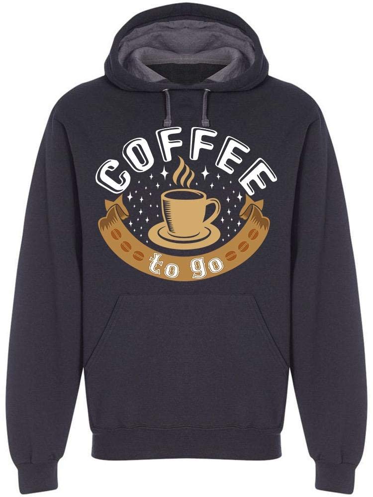 Smartprints Coffee Lover Hoodie for Men - Funny Coffee To Go Sweatshirt - Perfect for Casual Wear, Gifts & Coffee Shops